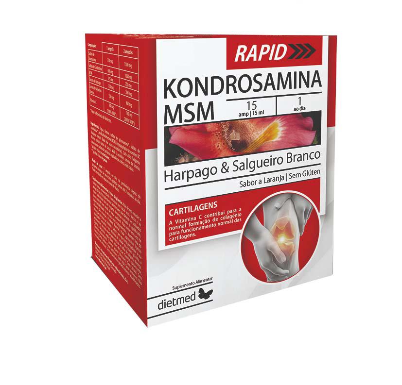 Kondrosamina MSM Rapid 15 fiole X 15 mililitri DietMed