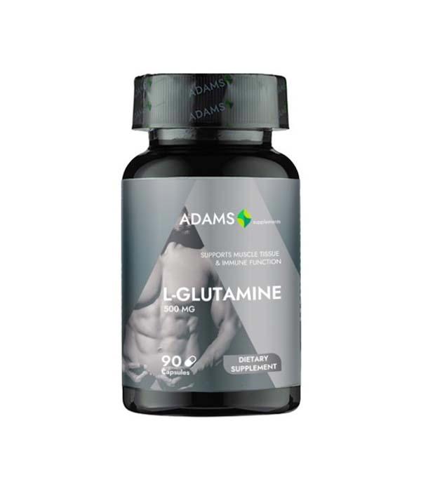 L-Glutamine 500 miligrame 90 capsule Adams Vision