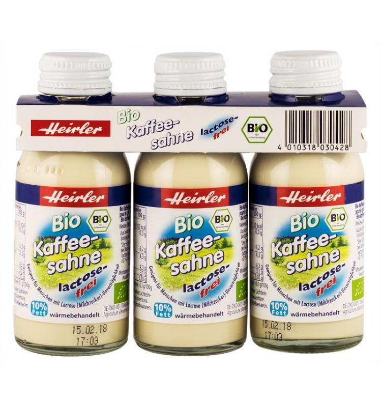 Lapte Bio fara Lactoza pentru Cafea Heirler 3x100gr