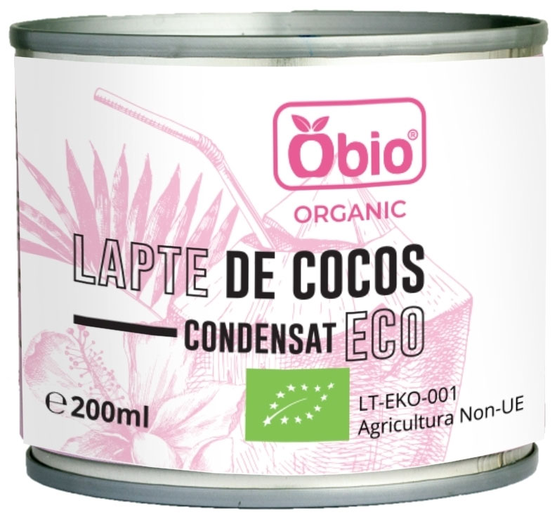 Bautura de Cocos Condensat Bio 200 mililitri Obio