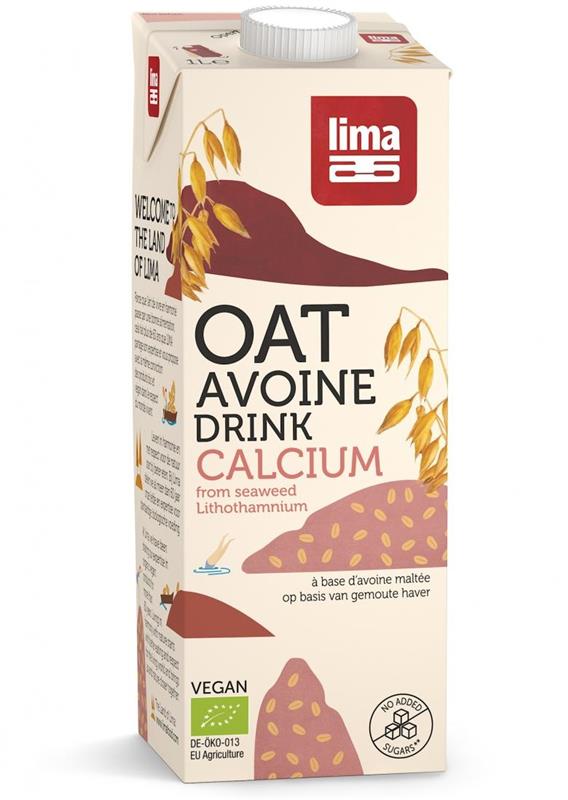 Bautura Vegetala de Ovaz cu Calciu Bio Lima 1L