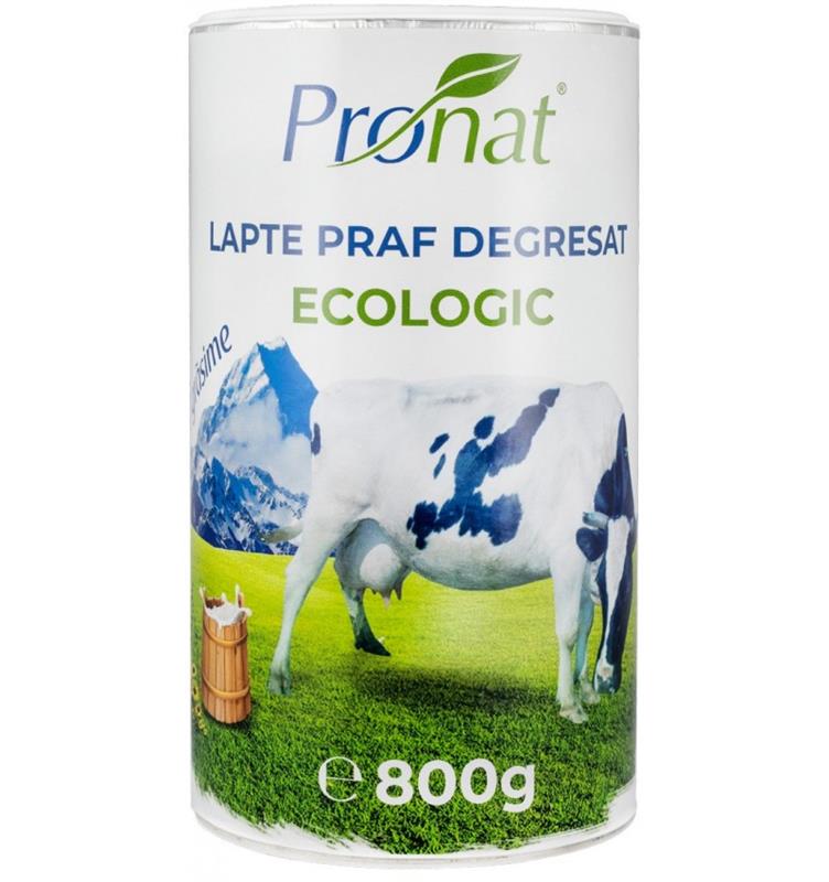 Lapte Praf Degresat 1% Grasime Bio 800gr Pronat