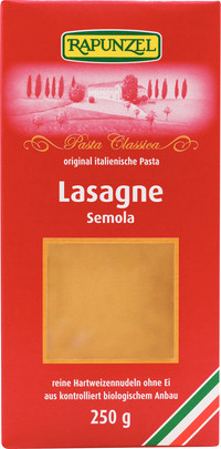 Lasagne Bio Semola Rapunzel 250gr