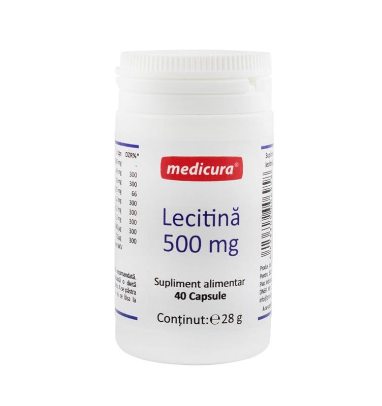 Lecitina 500mg 40cps Medicura