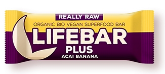 Lifebar Baton cu Acai si Banane Raw Bio Lifefood 47gr