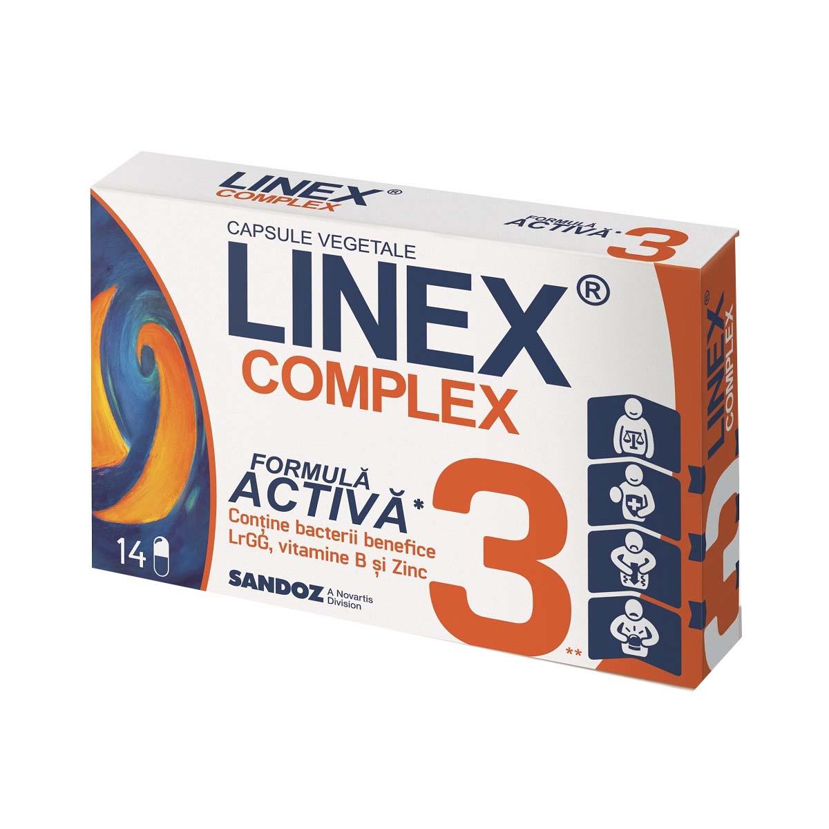 Linex Complex 14 capsule vegetale Sandoz