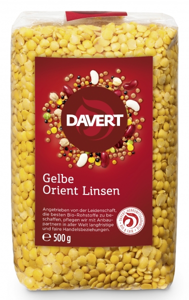 Linte Galbena Bio 500gr Davert