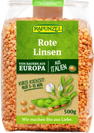 Linte Rosie Bio Rapunzel 500gr