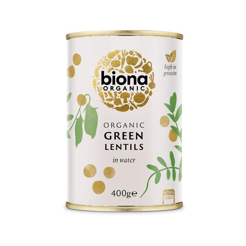 Linte Verde in Suc Propriu Bio Biona 400gr