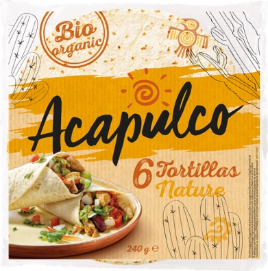 Lipii Tortilla Bio Acapulco 240gr