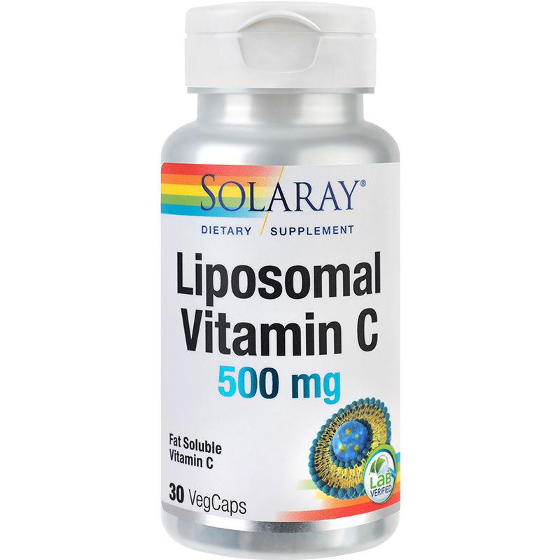 Liposomal Vitamin C 500mg 30cps Solaray Secom