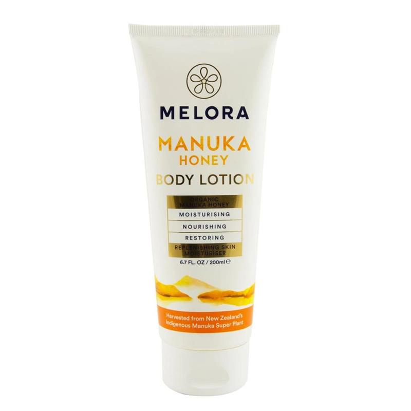 Lotiune de Corp cu Miere de Manuka Bio si Suc de Aloe Vera Bio Melora 200ml New Zealand