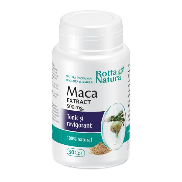 Maca Extract 500mg Rotta Natura 30cps