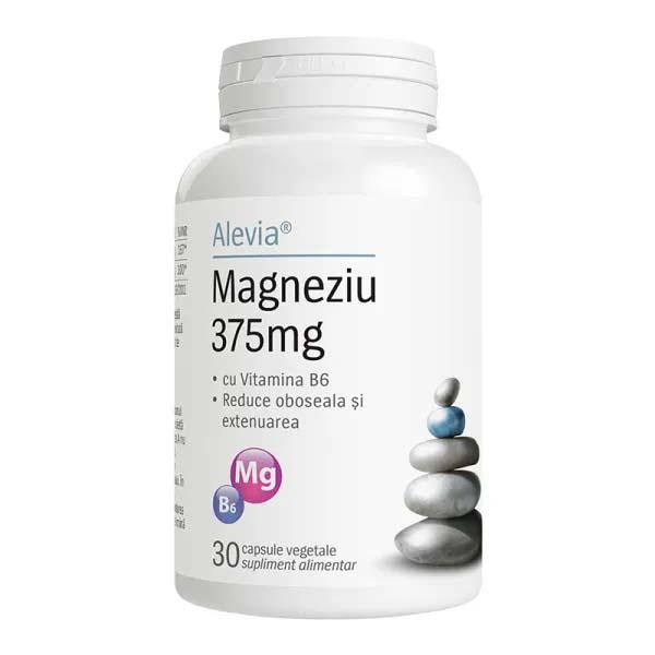 Magneziu 375 miligrame + Vitamina B6 30 capsule Alevia