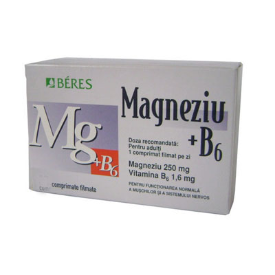 Magneziu cu B6 Beres 60cpr