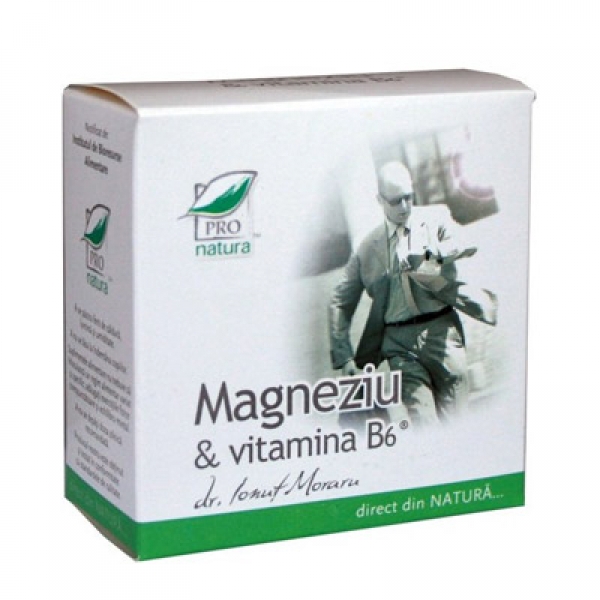 Magneziu si Vitamina B6 Medica 60cps