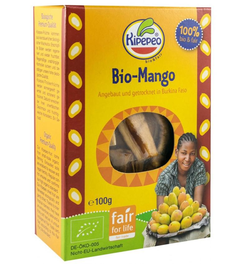 Mango Bucati Uscate Bio si Fairtrade 100 grame Kipepeo