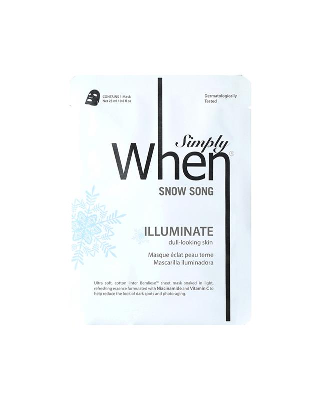 Masca Coreana pentru Luminozitate cu Vitamina C Snow Song 23 mililitri When
