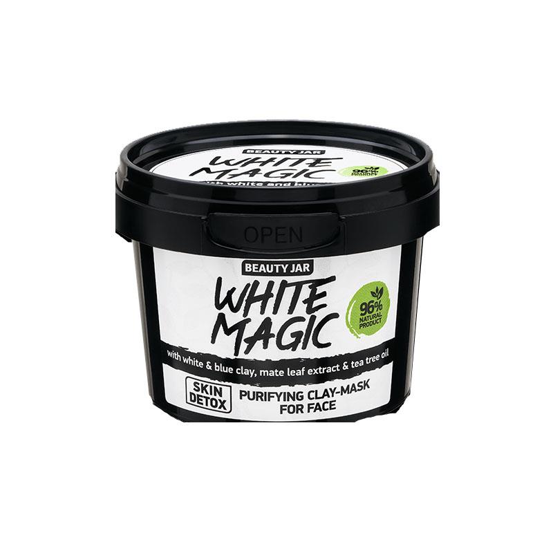 Masca Faciala Purifianta cu Argila Alba si Albastra White Magic 120 mililitri Beauty Jar