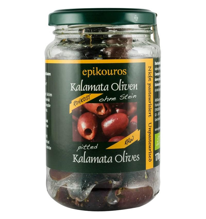 Masline Kalamata Crude fara Samburi Bio 170 grame Epikouros