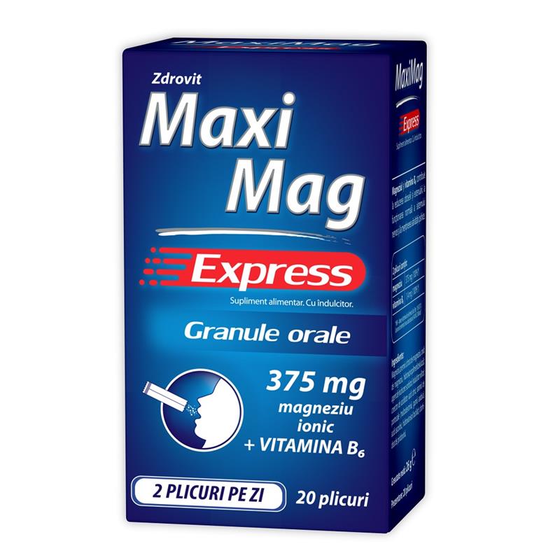 MaxiMag Express 20 plicuri Zdrovit