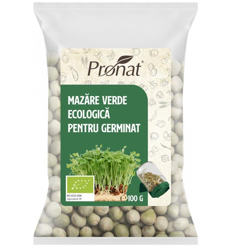 Mazare Verde Bio pentru Germinat 100 grame Pronat