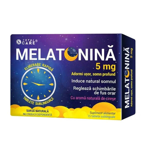 Melatonina 5 miligrame Fast Release 15 comprimate Cosmo Pharm
