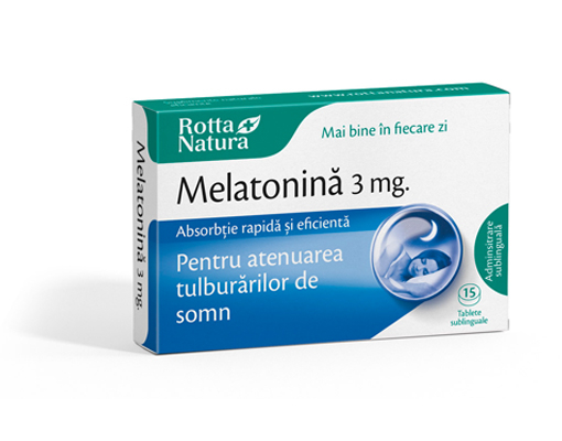 Melatonina Sublinguala 3mg 15cpr Rotta Natura