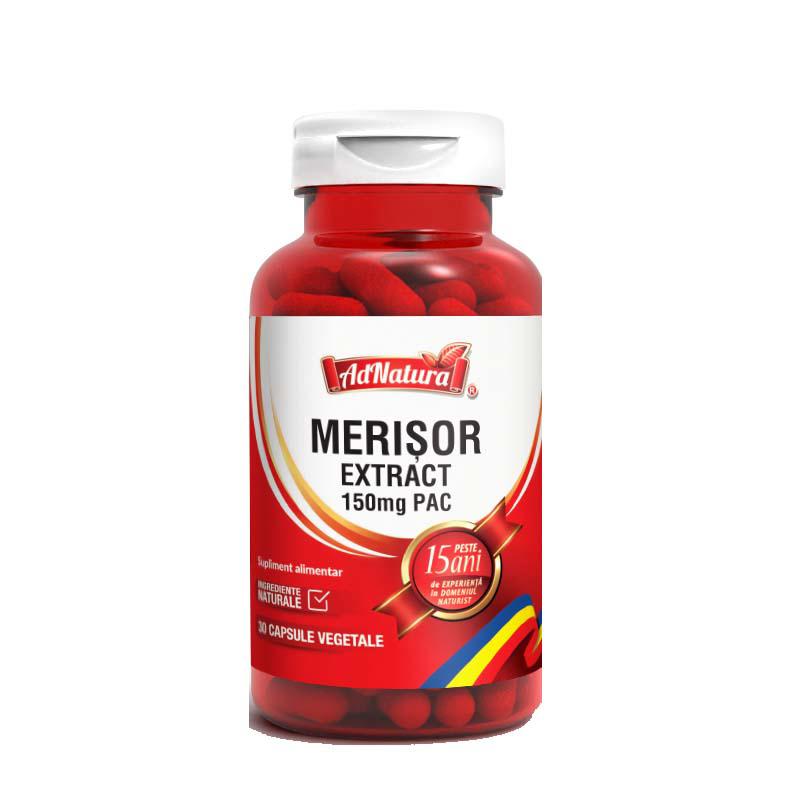 Merisor Extract 150 miligrame 30 capsule Adnatura