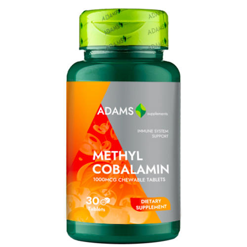 Metilcobalamina 1000 miligrame 30 tablete Adams