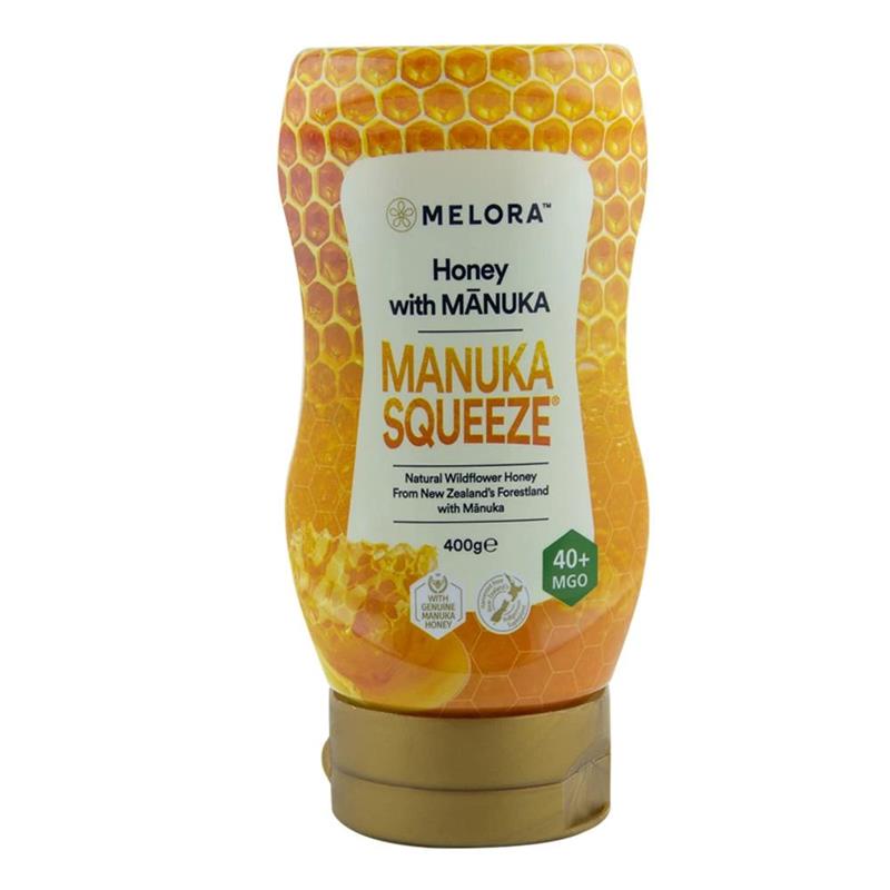 Miere de Manuka din Flora Salbatica MGO 40+ Naturala Melora 400gr New Zealand