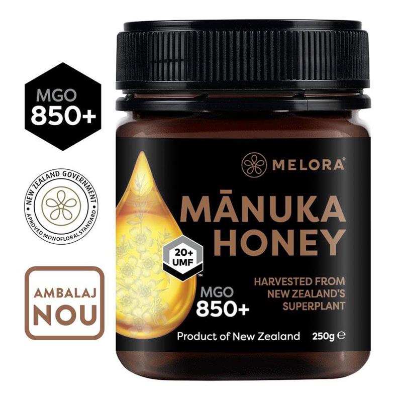 Miere de Manuka Melora MGO 850+ 250gr New Zealand