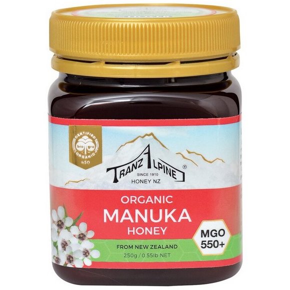 Miere de Manuka MGO 550+ Bio 250 grame TranzAlpine