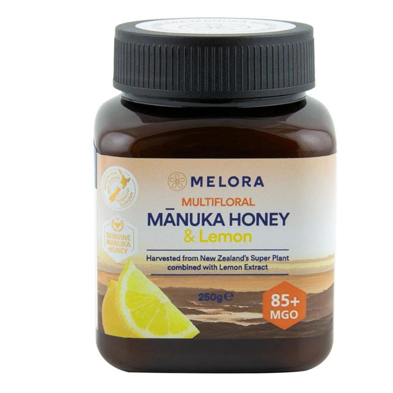 Miere de Manuka Poliflora cu Lamaie Melora MGO 85+ 250gr New Zealand