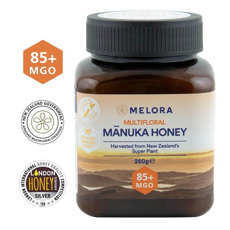 Miere de Manuka Poliflora Melora MGO 85+ 250gr New Zealand