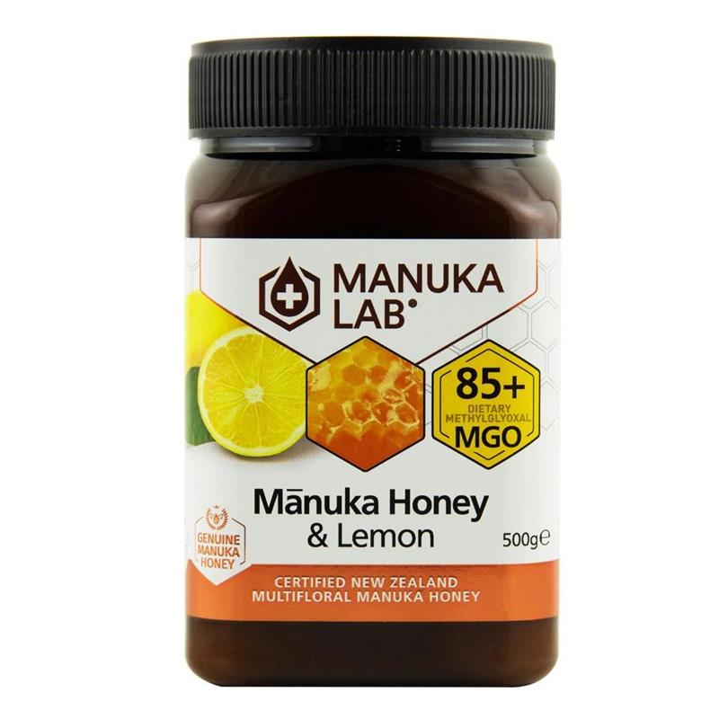 Miere de Manuka Poliflora Naturala cu Lamaie MGO 85+ 500gr New Zealand