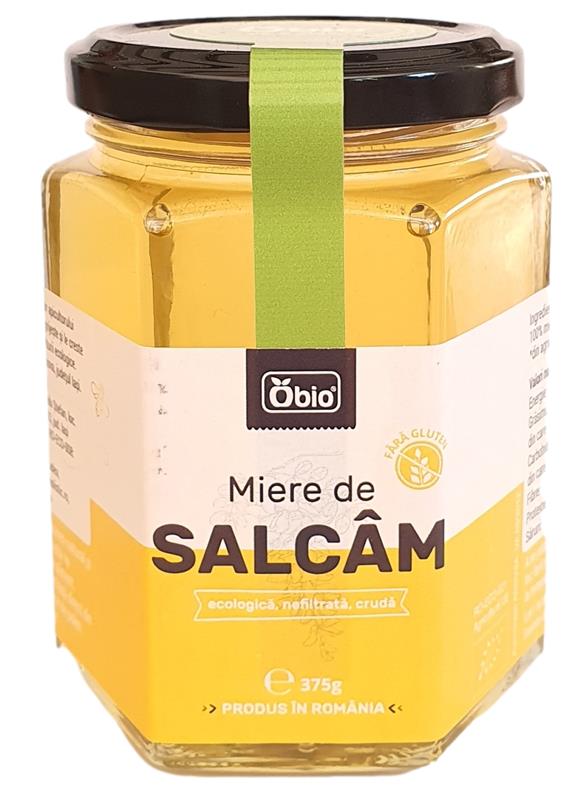 Miere de Salcam Cruda Nefiltrata Bio 357 grame Obio