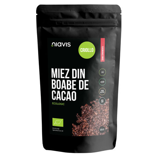 Miez din Boabe de Cacao Bio Niavis 125gr