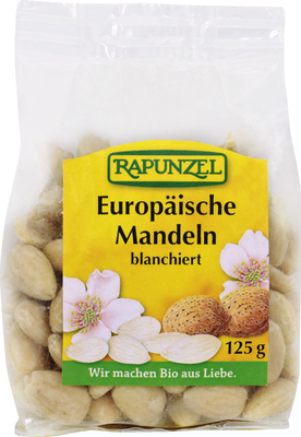 Migdale Bio Europene Blansate Rapunzel 125gr