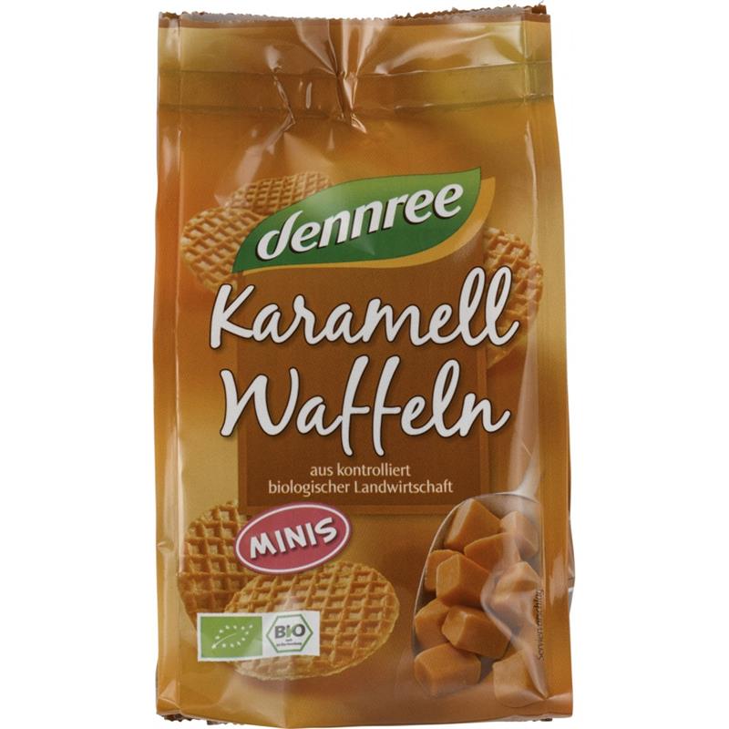 Mini Vafe cu Caramel Bio Dennree 150gr