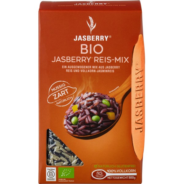 Mix de Orez Integral Bogat in Antioxidanti Bio 500gr Jasberry