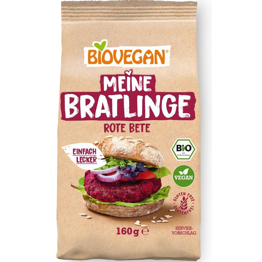 Mix pentru Burger Vegan cu Sfecla Rosie Bio 160 grame Biovegan