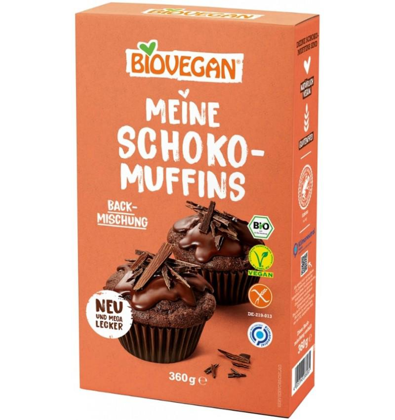 Mix pentru Muffins cu Ciocolata Vegan Eco 360 grame Biovegan