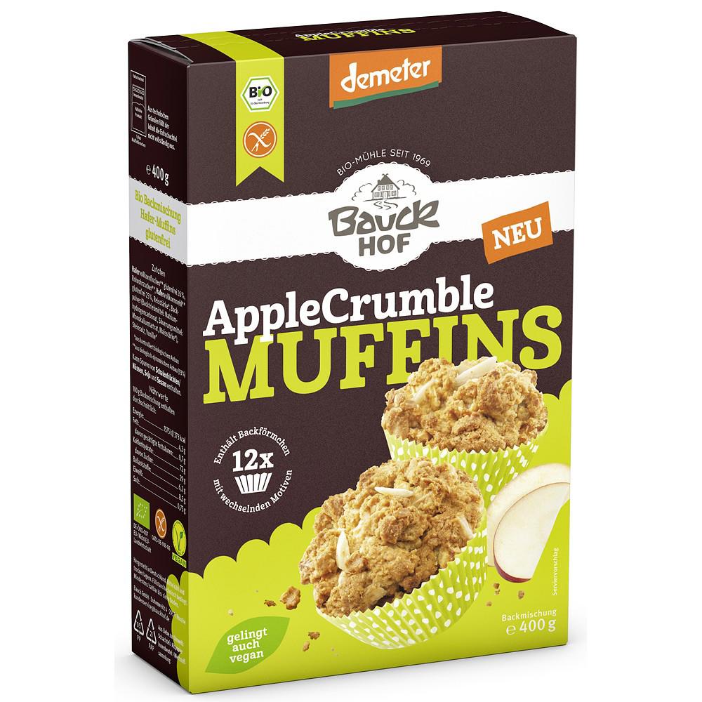 Mix pentru Muffins cu Mere Fara Gluten Eco 400 grame BauckHof