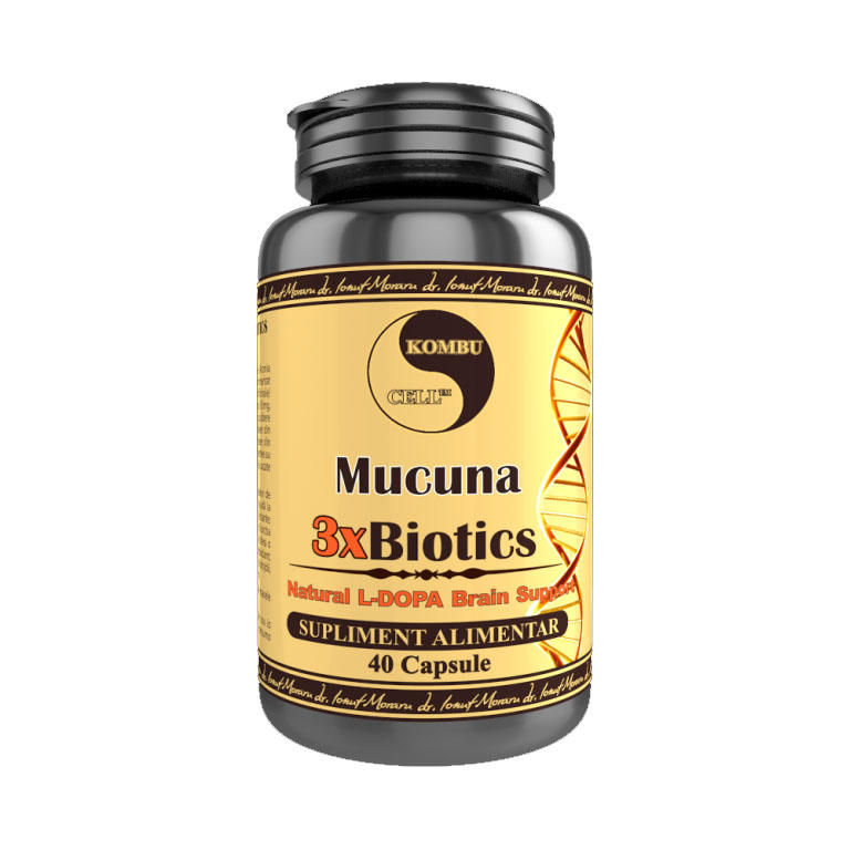 Mucuna 3xBiotics 40 capsule Pro Natura