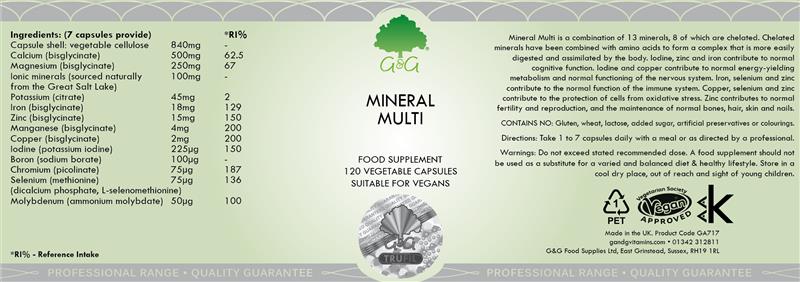 Multi Minerale 120cps G&G