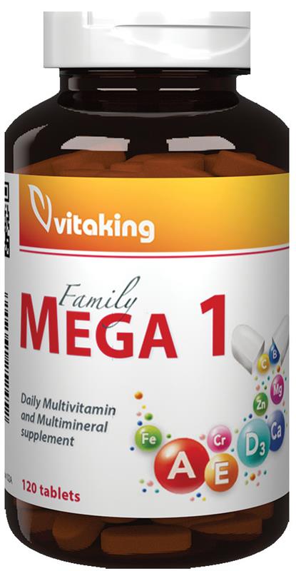 Multivitamine si Minerale Family Mega 1 120 capsule Vitaking