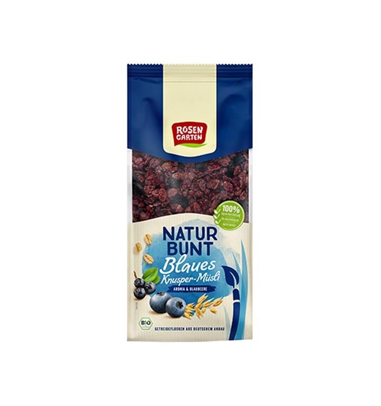 Musli Crocant cu Afine si Aronia Bio 350 grame Rosen Garten