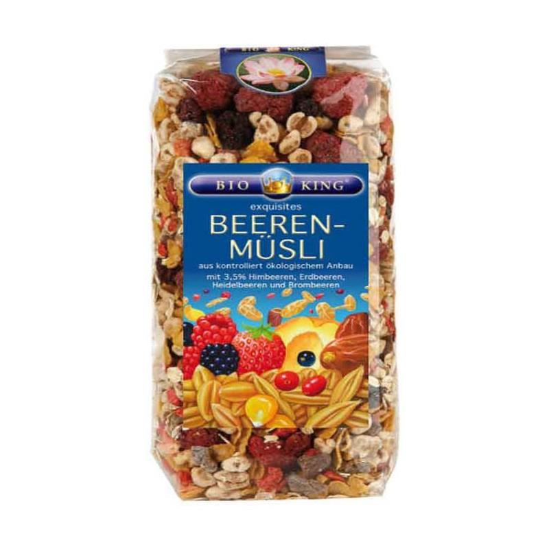 Musli cu Fructe de Padure Bio 375 grame Bio King