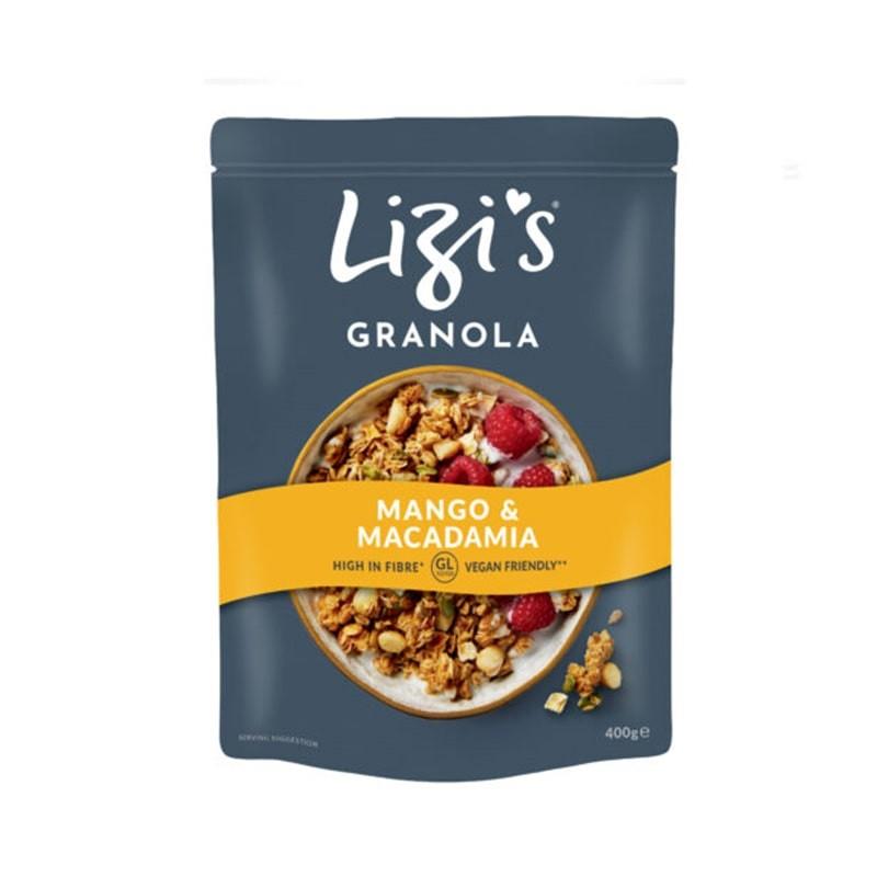 Musli Granola cu Mango si Nuci Macadamia 400 grame Lizis Granola